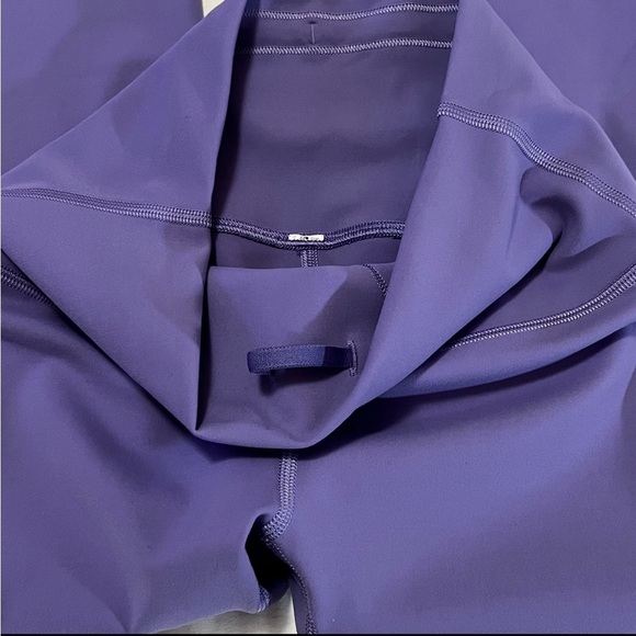 Lululemon Cropped High Rise leggings tights purple 4 athletic yoga running - Picture 14 of 14